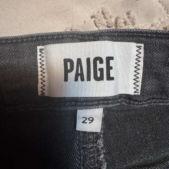 Paige Rory Raw Hem Crop Flare Jeans Size 29 - Picture 4 of 5